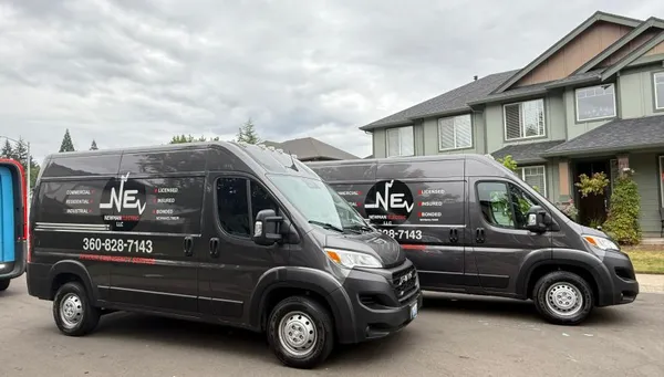Newman Electric van ready for 24/7 emergency electrical service in Vancouver WA