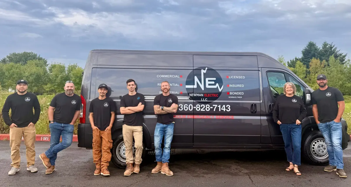 Newman Electric team ready for work in Vancouver WA